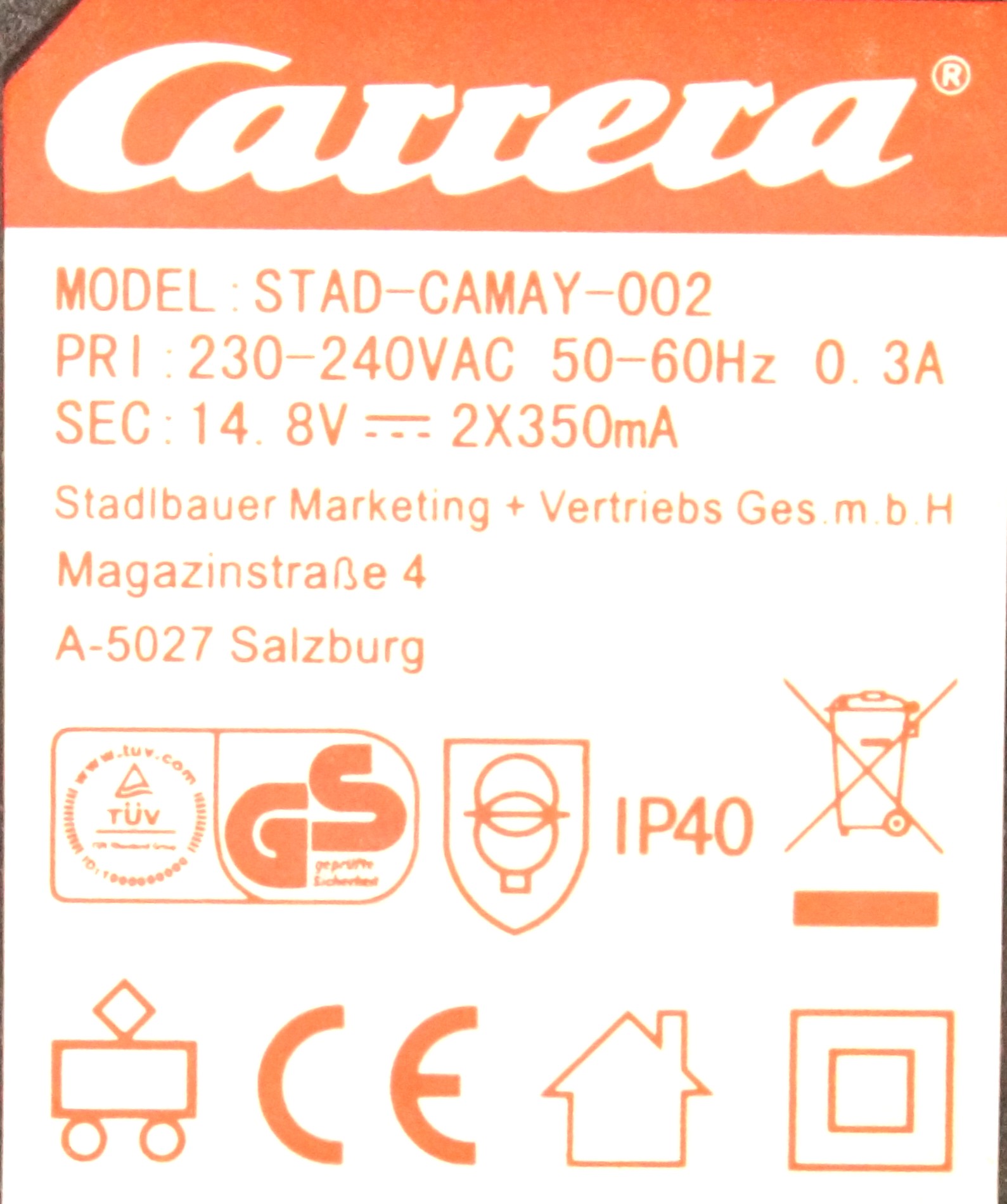 61521 - STAD Trafo alte Ausfhrung mit zwei Leitungen